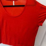 Orange boxy soft Nordstrom t Photo 2