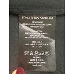 jonathan simkhai krishna top missing gold necklace, size XS, *Flawed Black Photo 10