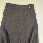 Kurt Geiger Geiger Gray 100% Wool Women's Skirt Size 6 Photo 2