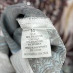 Dress Barn  Blouse M Multicolor Paisley Sublimation Shimmer Beaded Boho Tunic Y2K Photo 6