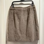 NWOT Boden Cinnamon Corduroy Skirt with Side Buckle‎ Detail Women's Size 6R Gray Photo 1