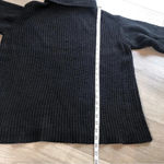 FOR THE REPUBLIC Black Chunky Knit Turtleneck Long Sleeve Sweater Womens Size S Photo 6