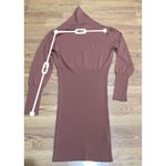 Vivienne Westwood  Brown Fitted Wool Stretch Bodycon Midi Dress “Bea” Size XL Photo 8