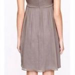 J.Crew Size 2 Taryn Silk Chiffon Mini Cocktail Dress Strapless Lined Cranberry Photo 7