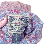 EXPRESS Vintage XS Womens Sweater Oversized 90s Knit Turtleneck Wool Blend Photo 2