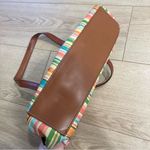 Fossil  Signature Striped Multicolor Leather Shoulder Bag Photo 4