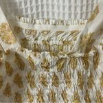 J.Crew  Smocked Tube Top Gathered Floral Block Print Size Large Photo 10