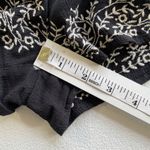 Bethany Mota Romper Shorts Womens Size XS Gauze Black Embroidered Faux Wrap Boho Photo 10