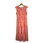 Gal Meets Glam  Dress Women‎ 6 Peach Coral Sleeveless Fiona Tiered Maxi Boho Photo 1