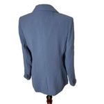 Madewell  The Rosedale Blazer in Crepe Nighttime Blue Size 10 Photo 9
