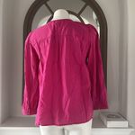 Ba&sh  ILO Hot Pink Fuchsia Embroidered Babydoll
Pullover Blouse Size M New w/Tag Photo 9