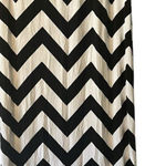 a.n.a  Maxi Skirt Women Medium‎ Black White Twiggy Chevron Elastic Waist Classic Photo 0