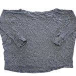 Athleta Shirt Womens XS Blue White Striped Lightweight Long Sleeve Top Linen Photo 1