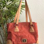 Liz Claiborne Y2K  Red Orange tan vintage shoulder hand bag purse. Photo 0
