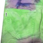 MSGM Rent The Runway Tie Dye Jeans in‎ Lime/Lilac Green Size 8 Photo 10