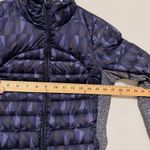 Lululemon Fluff Off Jacket Goose Down Puffer Pullover Purple Patterned Size 6 Photo 11
