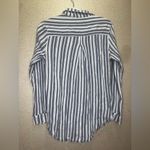 C&C California  Navy and White Striped Shirt Photo 1