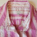 Merona Womens Pink/Gold Button Front Shirt, Lg Photo 1