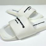 Alexander Wang Logo Pool Slides Sandals White EU 39 NEW 30221S059 Photo 9