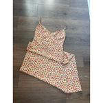 EXPRESS Vintage Y2K‎ Back Tie Spaghetti Strap Dainty Floral Slip Sun Dressn Floral Fall Photo 3