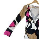Diane Von Furstenberg  The Abrigo Long Sleeve Silk Wrap Dress in Miro Flowers,‎ 4 Photo 6