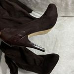 Charles by Charles David sophisticated knee-high boots, in dark brown suede, high heels Photo 4