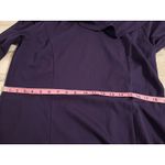 Kensie  Deep Royal Purple Long Sleeve Cowl Neck Stretch Dress Size XL EUC Photo 5