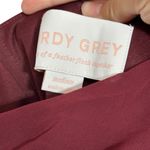 Birdy Grey Kira Chiffon Maxi Dress in Cabernet Women’s US M Photo 4