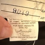 Vintage Rhinestone Studded Black Leather Women's Jacket with Shoulder Pads Size 1X Photo 13