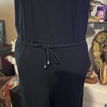 Lauren Ralph Lauren jumpsuit drawstring waist size M Black Size M Photo 2