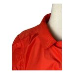 Piazza Sempione Jacket Women 14 Red Orange Lightweight Collared Coat Luxury Photo 3
