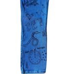 Custom Taylor Swift Jeans Women’s Size 6P Eras Tour Swiftie Showgirl Blue Photo 7
