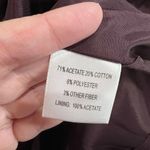 Talbots Burgundy Gold Brocade Strapless Cocktail Party Dress Photo 8