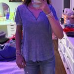 American Eagle Washed denim  top Photo 1