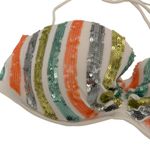 Victoria's Secret  Very Sexy Sparkley Sequin Shimmer Bikini Top Size 34C Photo 3