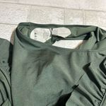 H&M NWOT - Woman’s One Piece Swimsuit in Dark Green Photo 4