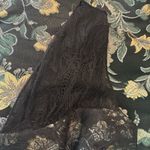 Kay Unger Multicolor Jacquard Metallic Floral & Lace Sz 10 Sheath Cocktail Dress Black Photo 4