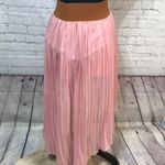 BOHO Vintage Chiffon Corset Skirt Western Tan Size L Photo 8