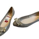 Bar III NWT. Barr III penguin ballet flat, metallic gold Photo 5