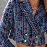 VICI  | Breaking The Rules Tweed Crop Blazer Photo 4