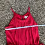 Sweet Storm Red Halter Jumpsuit with Relaxed Fit Photo 4