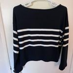 Faherty  Sport Jersey Shirt Womens Large Long Sleeve Tee Cape May Stripe NWT Photo 2