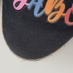 Circus by Sam Edelman  LENI BEACH BABE BLACK ESPADRILLE SLIP ON FLATS 7.5 Photo 4