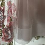 Marchesa Notte Tiered Embroidered Tulle Midi Dress Size 8 Photo 8