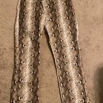 12th Tribe Leather Snakeskin Pants Photo 0