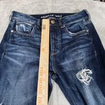 American Eagle  Jeans Women 6 Tomgirl Ripped Distressed Button Fly Cowgirl Rodeo‎ Photo 11