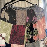 None Patchwork Bohemian Women's Pants Photo 3