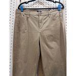 CHAPS  Women Stretch Khaki Straight Leg Pants Size 10 Photo 1