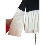 Gracia  Ruffle Bottom Shirt Off-Shoulder Knit Top Sz. S Photo 3