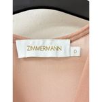 Zimmermann  Eden Gather Sleeve Sheer A-Line Midi Dress Biscuit Women's Size 0 Photo 3